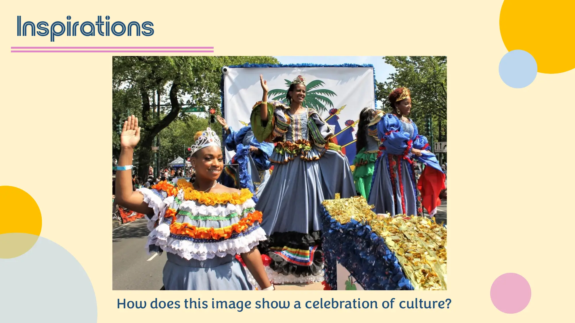 Our Future NYC teaching slide - culture celebration inspiration